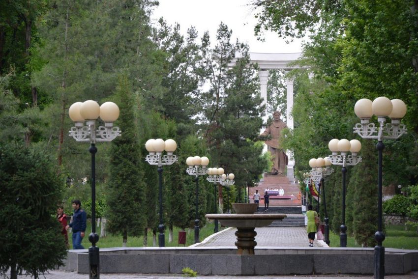 Central Park and Statue of Al-Farghani