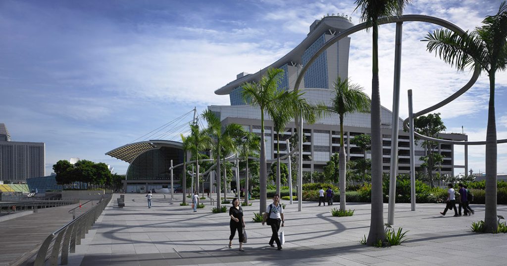 Exploring Marina Bay Promenade, Singapore